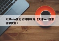 天津seo優(yōu)化公司哪家好（天津seo搜索引擎優(yōu)化）