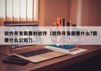 軟件開發(fā)需要的軟件（軟件開發(fā)需要什么?需要什么公司?）