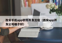 西安手機(jī)app軟件開發(fā)流程（西安app開發(fā)公司哪個(gè)好）